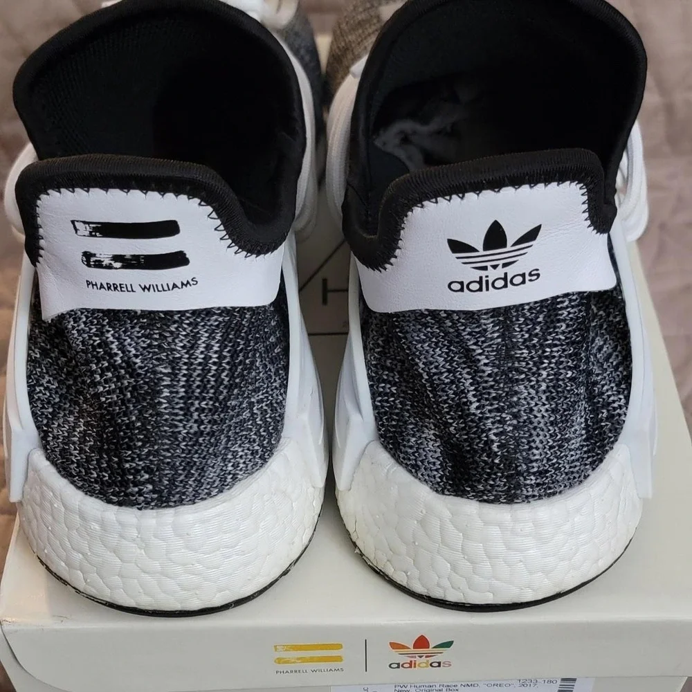 Pharrell Williams Adidas cloud and moon‎ , black and white trainer sneakers